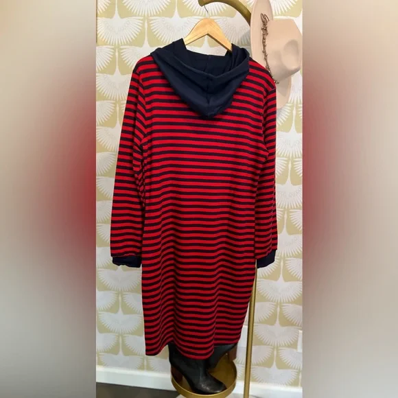 Long Sleeve Hoodie Dress with pockets - Picture 5 of 6